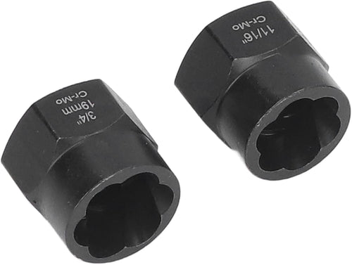 13 Piece Extraction Socket, Impact Bolt Nut Remover, Bolt Extractor Tool with Storage Case Nut Extractor and Bolt Extractor Socket Set