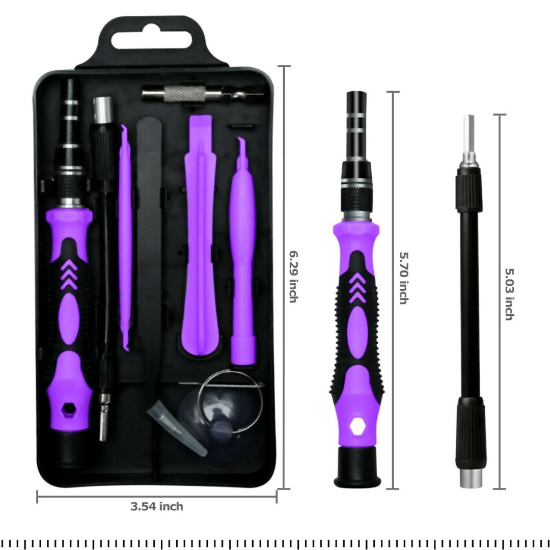 Precision Screwdriver Kit 115pcs - Hand Removal Tool Kit for Computer, Smart Phone, Watch Repairing, Includes 115 Bits