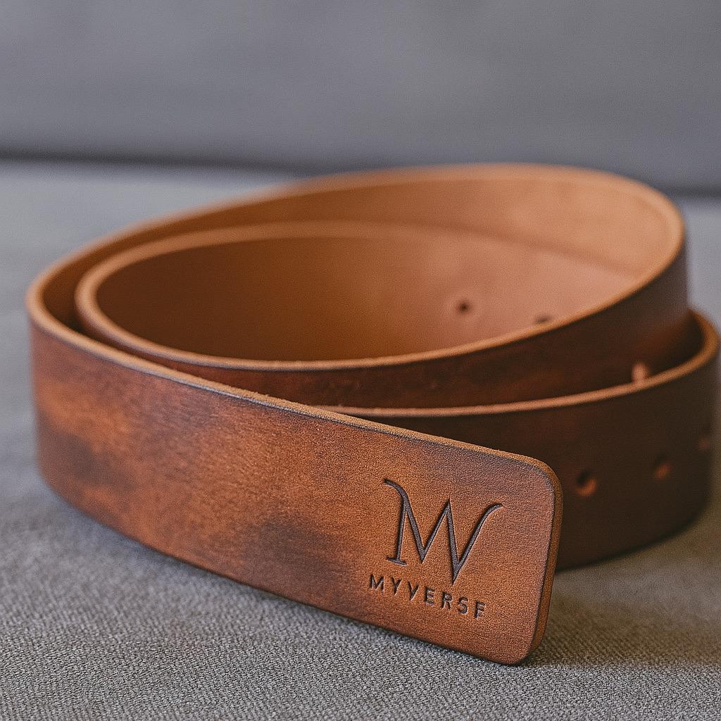 Adjustable Men's Leather Belt – Strong, Stylish & Long-Lasting image 5