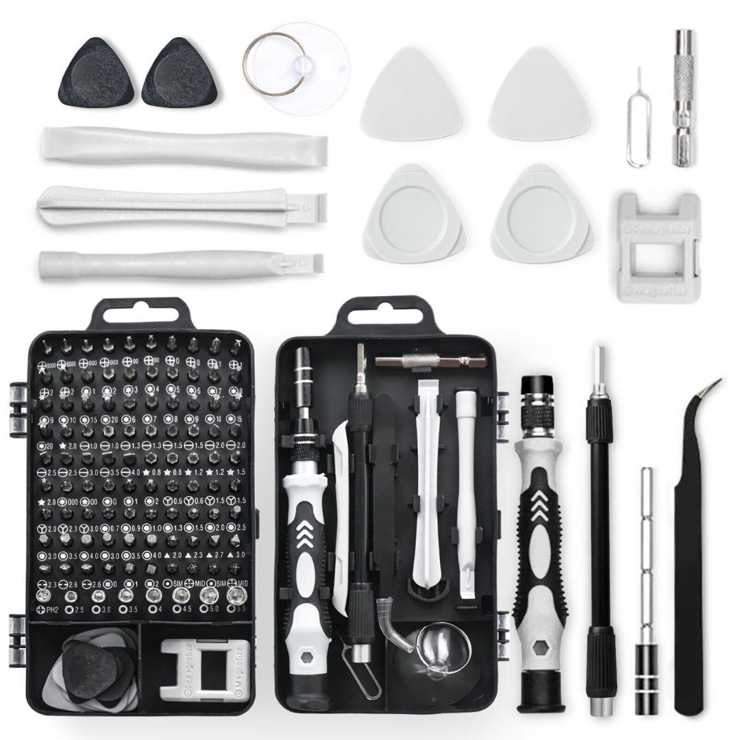 Precision Screwdriver Kit 115pcs - Hand Removal Tool Kit for Computer, Smart Phone, Watch Repairing, Includes 115 Bits