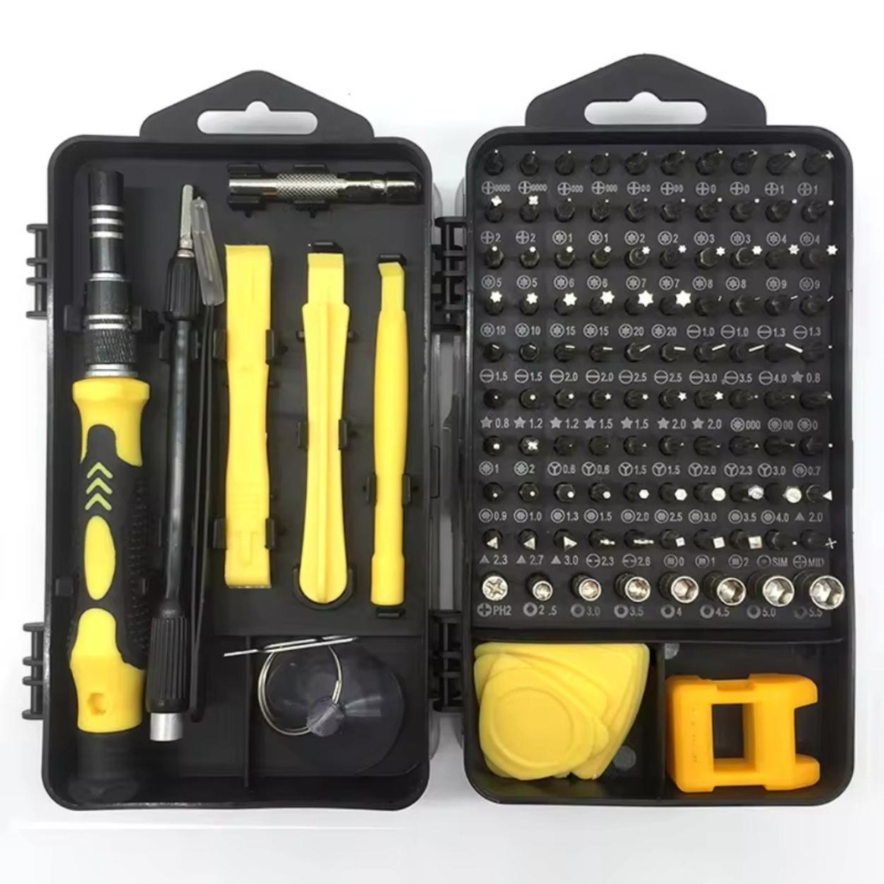Precision Screwdriver Kit 115pcs - Hand Removal Tool Kit for Computer, Smart Phone, Watch Repairing, Includes 115 Bits