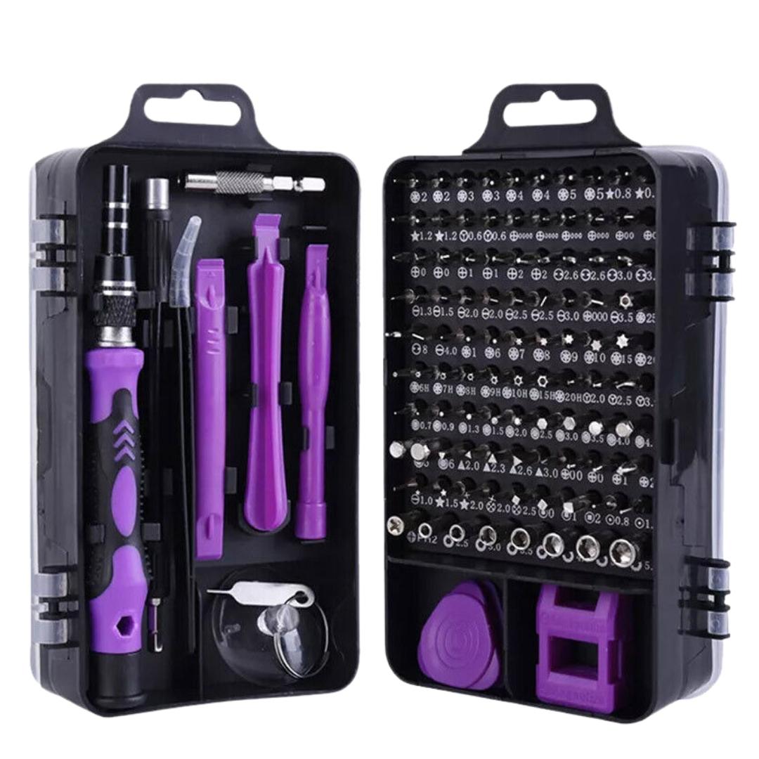 Precision Screwdriver Kit 115pcs - Hand Removal Tool Kit for Computer, Smart Phone, Watch Repairing, Includes 115 Bits