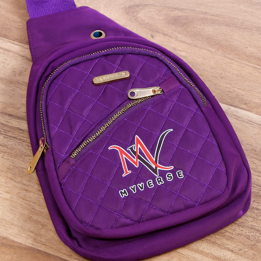 Quilted Water-Resistant Crossbody Bag
