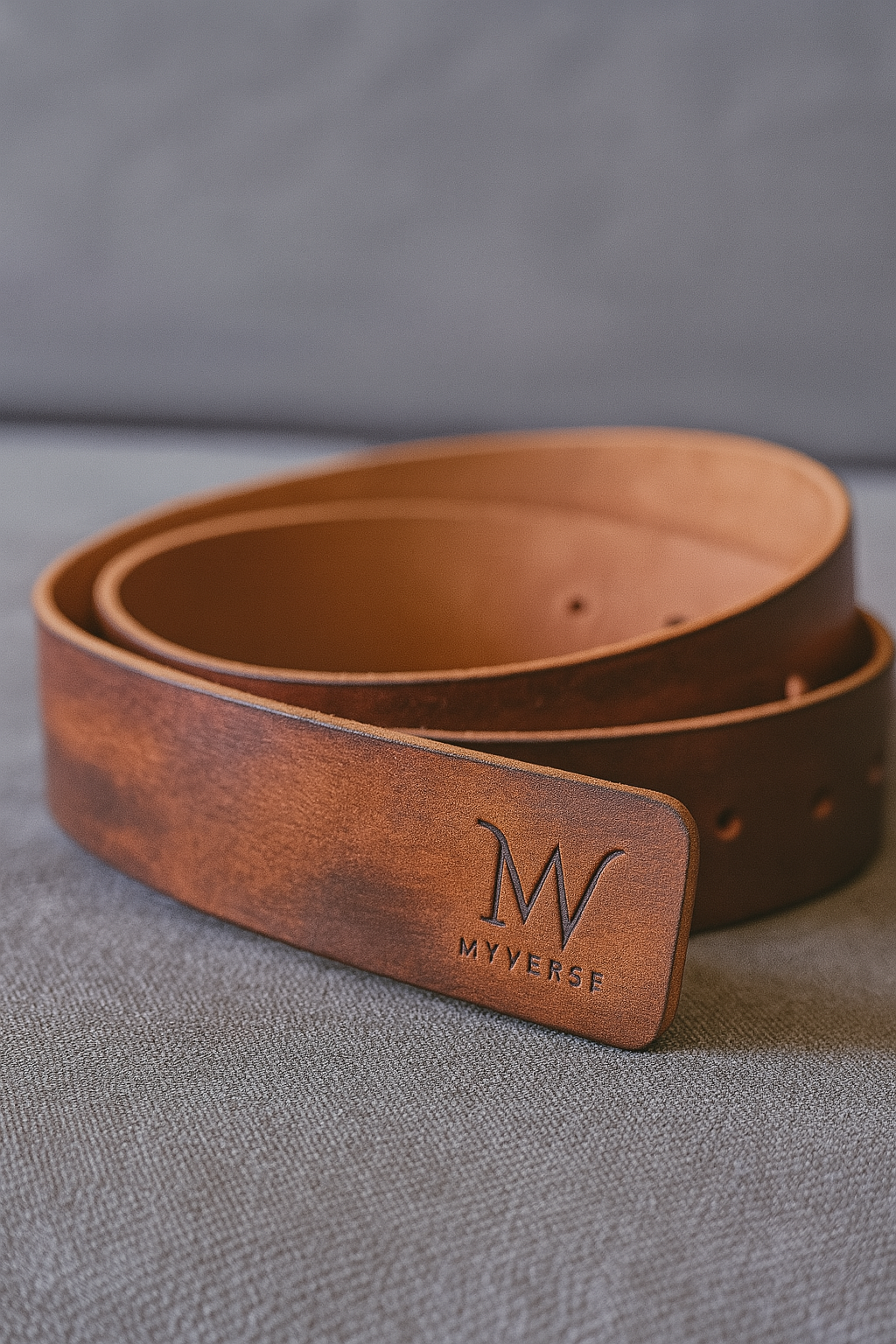 Adjustable Men's Leather Belt