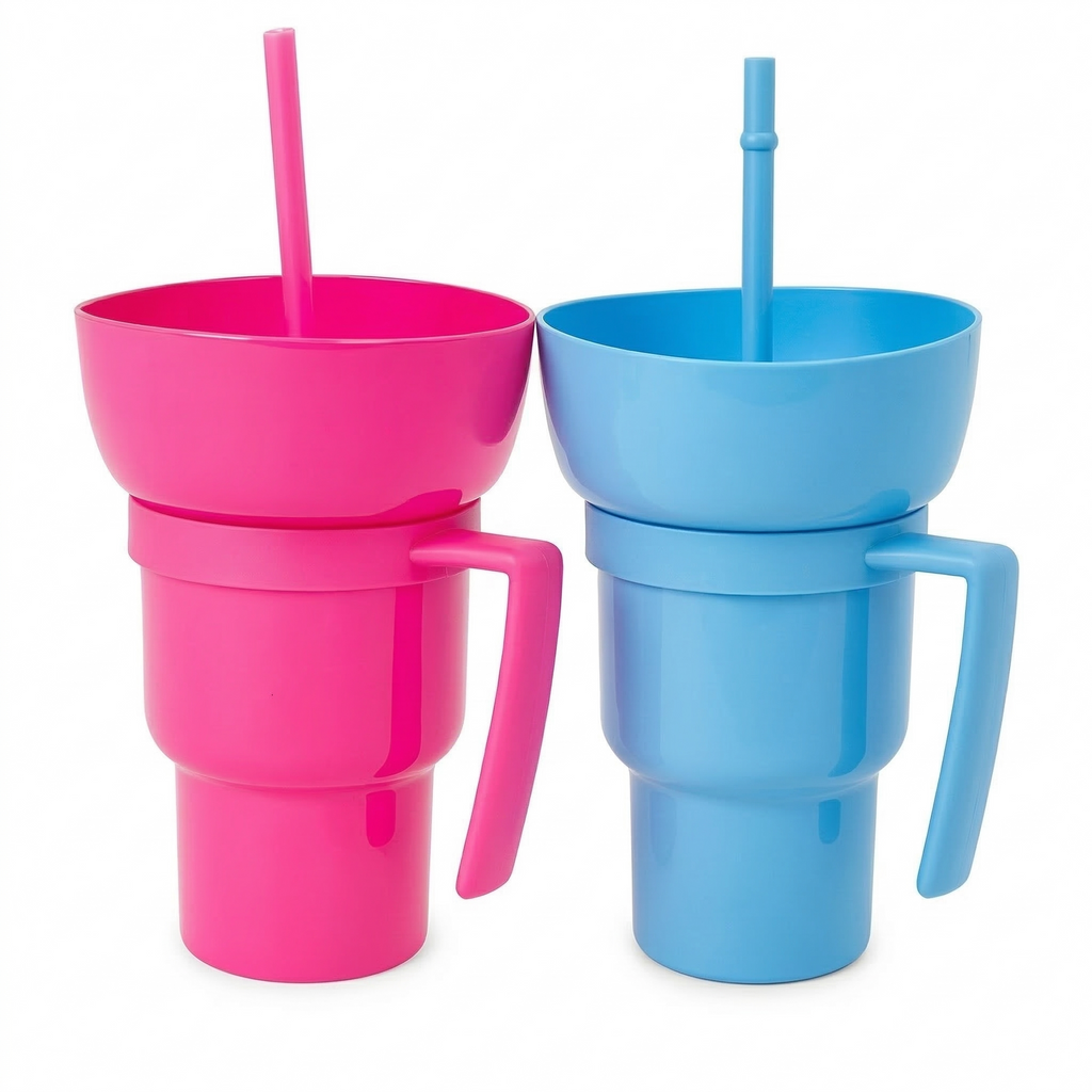 32oz Stadium Tumbler with Snack Cup