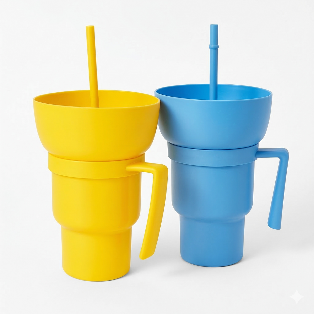 32oz Stadium Tumbler with Snack Cup