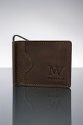 Handmade Full-Grain Leather Bifold Wallet: RFID Blocking, Engraved Gift