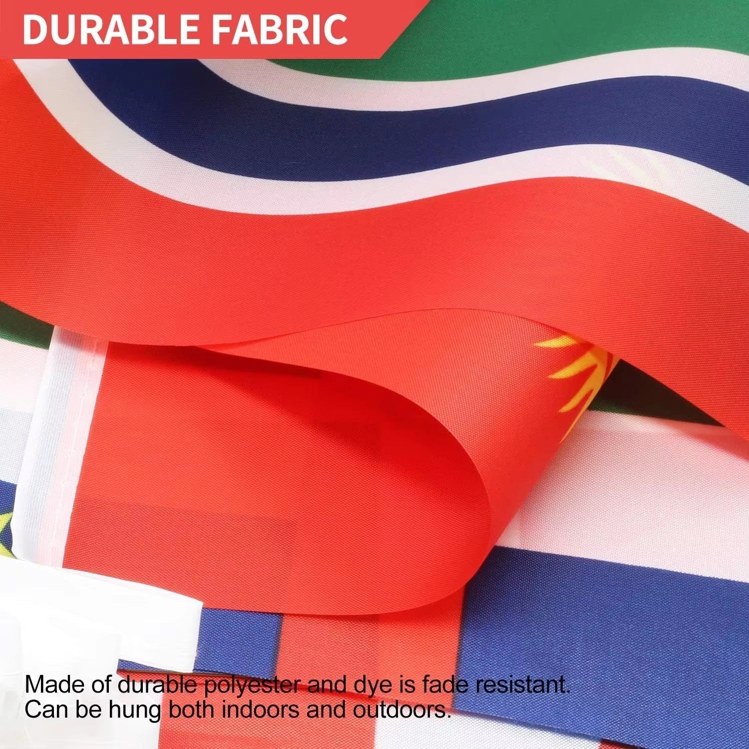 Bunting banner hanging outdoors