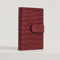 Women's Crocodile Texture Wallet — Burgundy