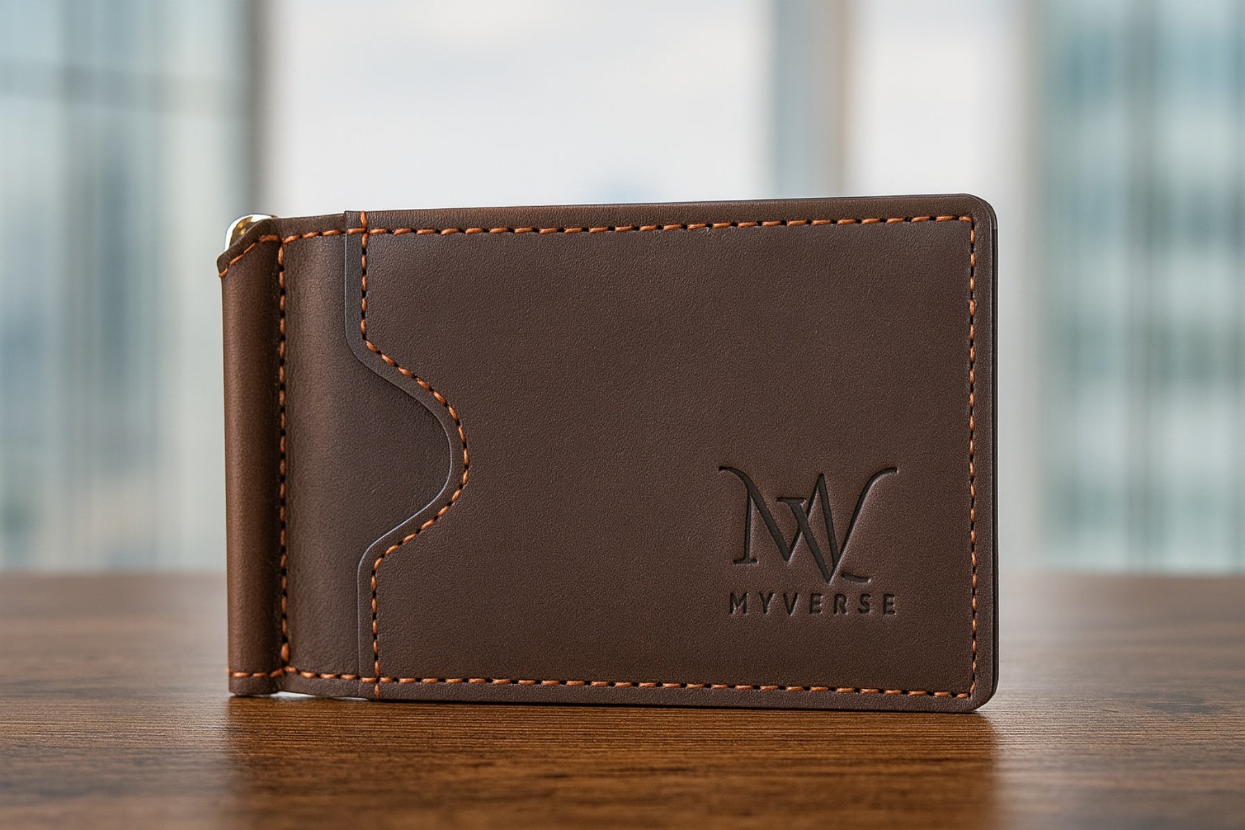 Men's Slim Wallet with Cash Pocket