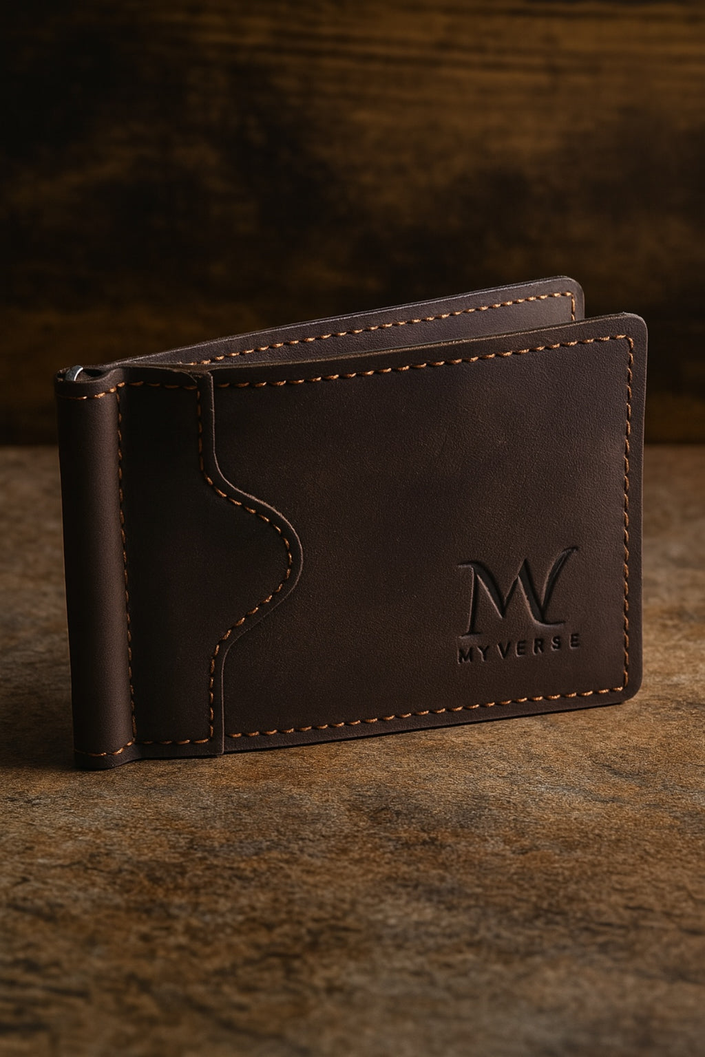 Men's Slim Wallet with Cash Pocket