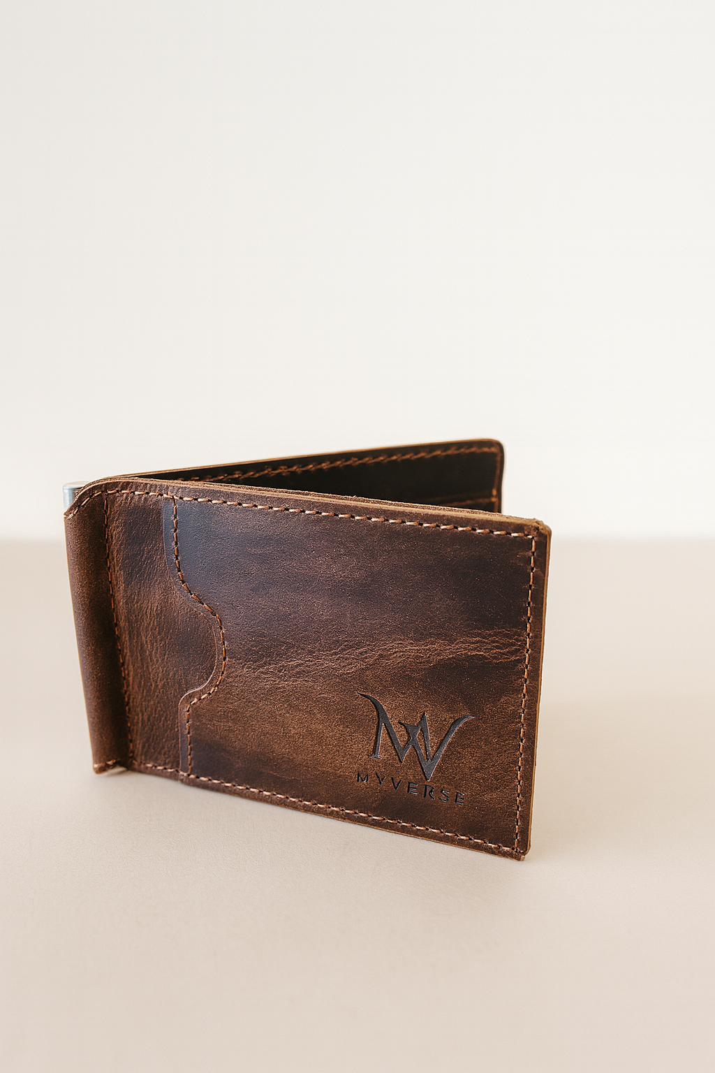 MYVERSE Men's Slim Wallet with Cash Pocket