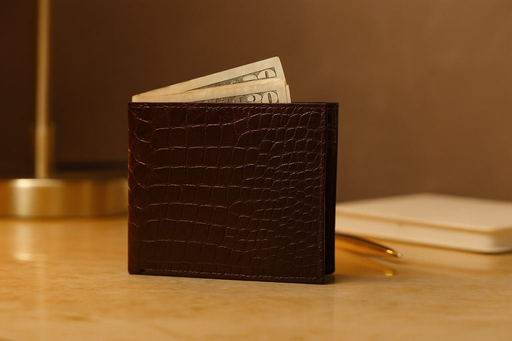 Men's Slim Wallet with Cash Pocket