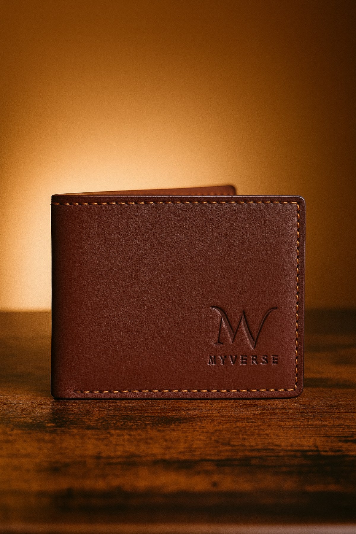MYVERSE Men's Slim Wallet with Cash Pocket