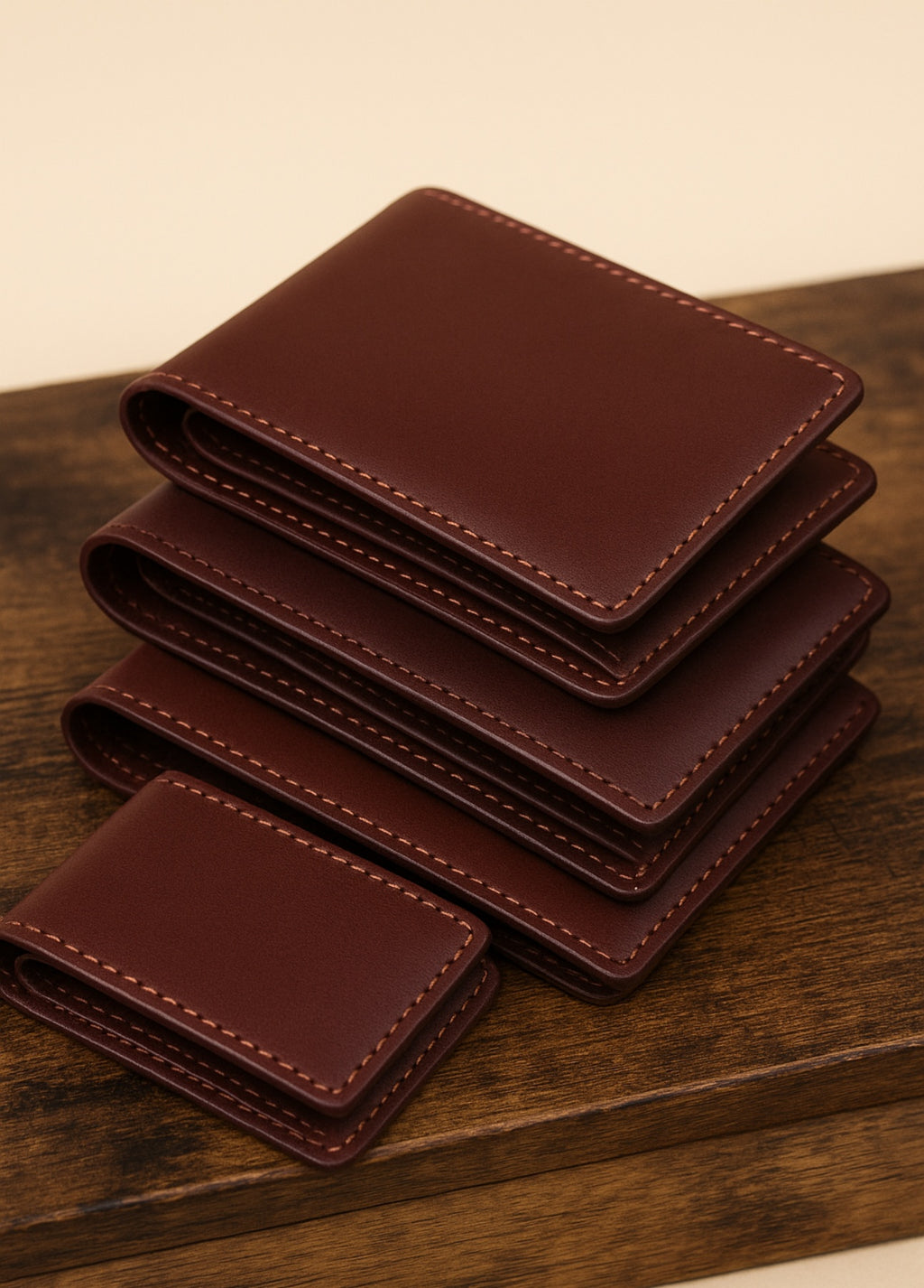Men's Slim Wallet with Cash Pocket