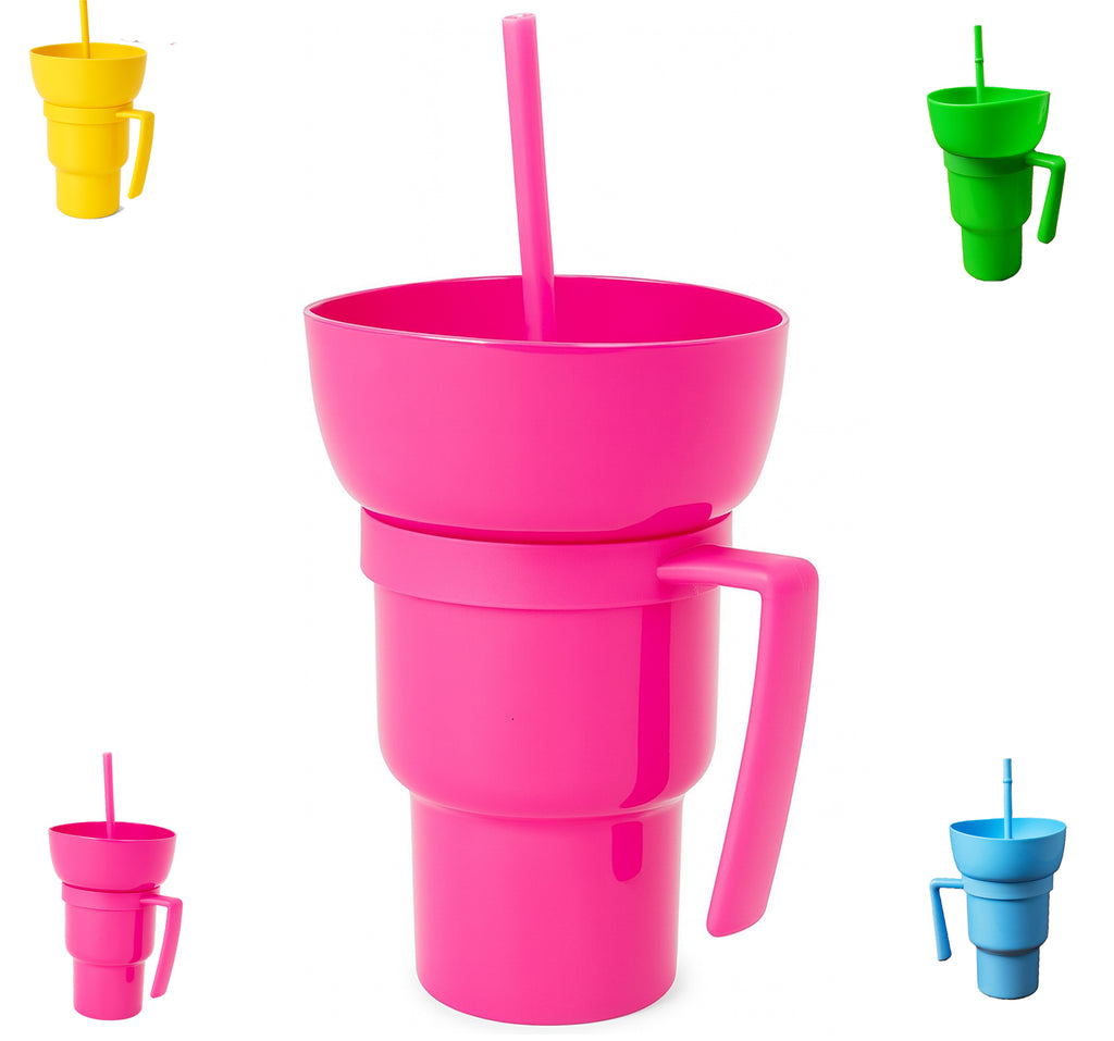 32oz Stadium Tumbler with Snack Cup
