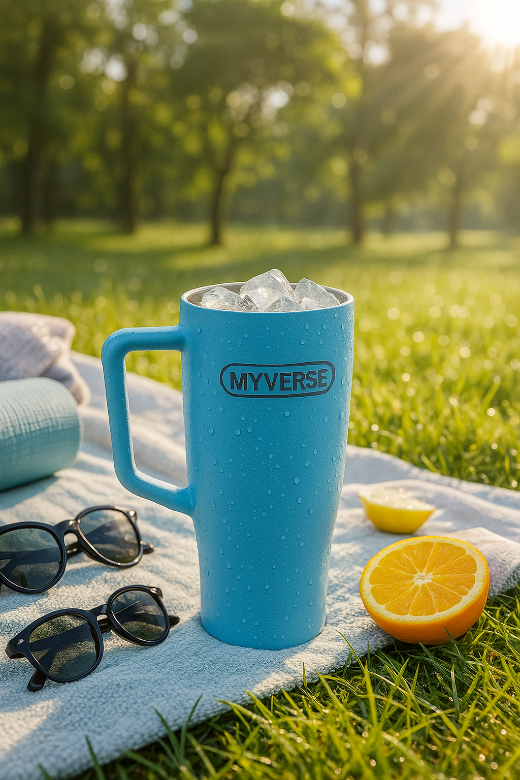 40oz Insulated Tumbler — Blue