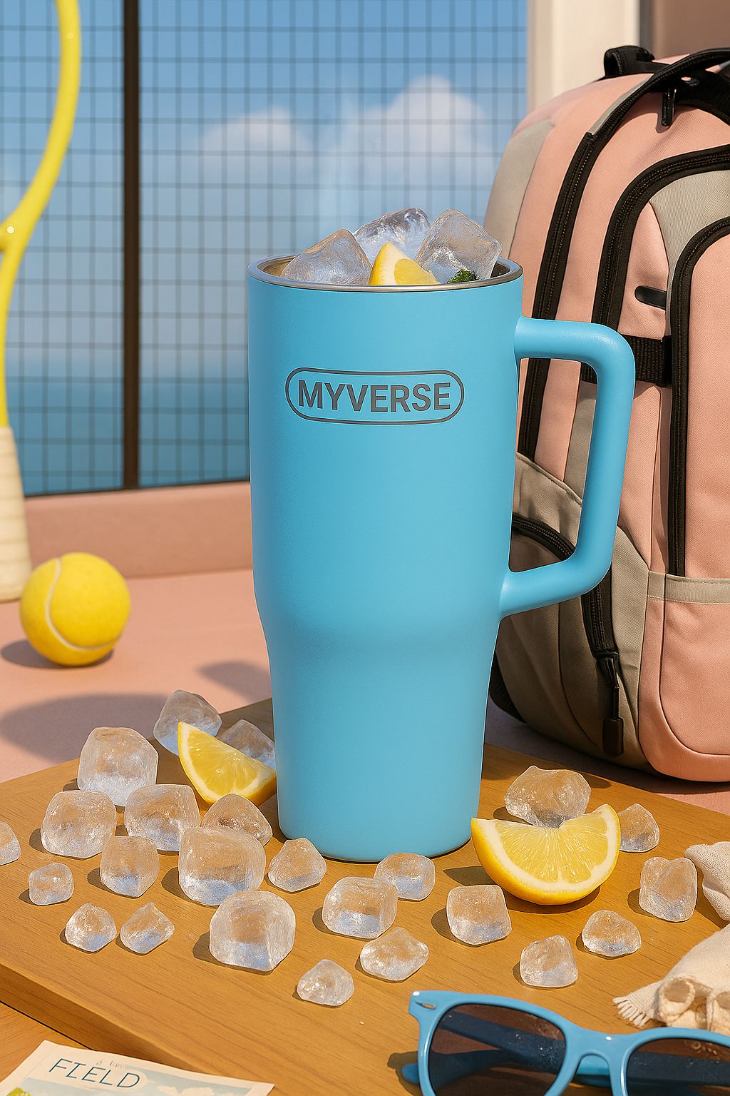 40oz Insulated Tumbler — Blue