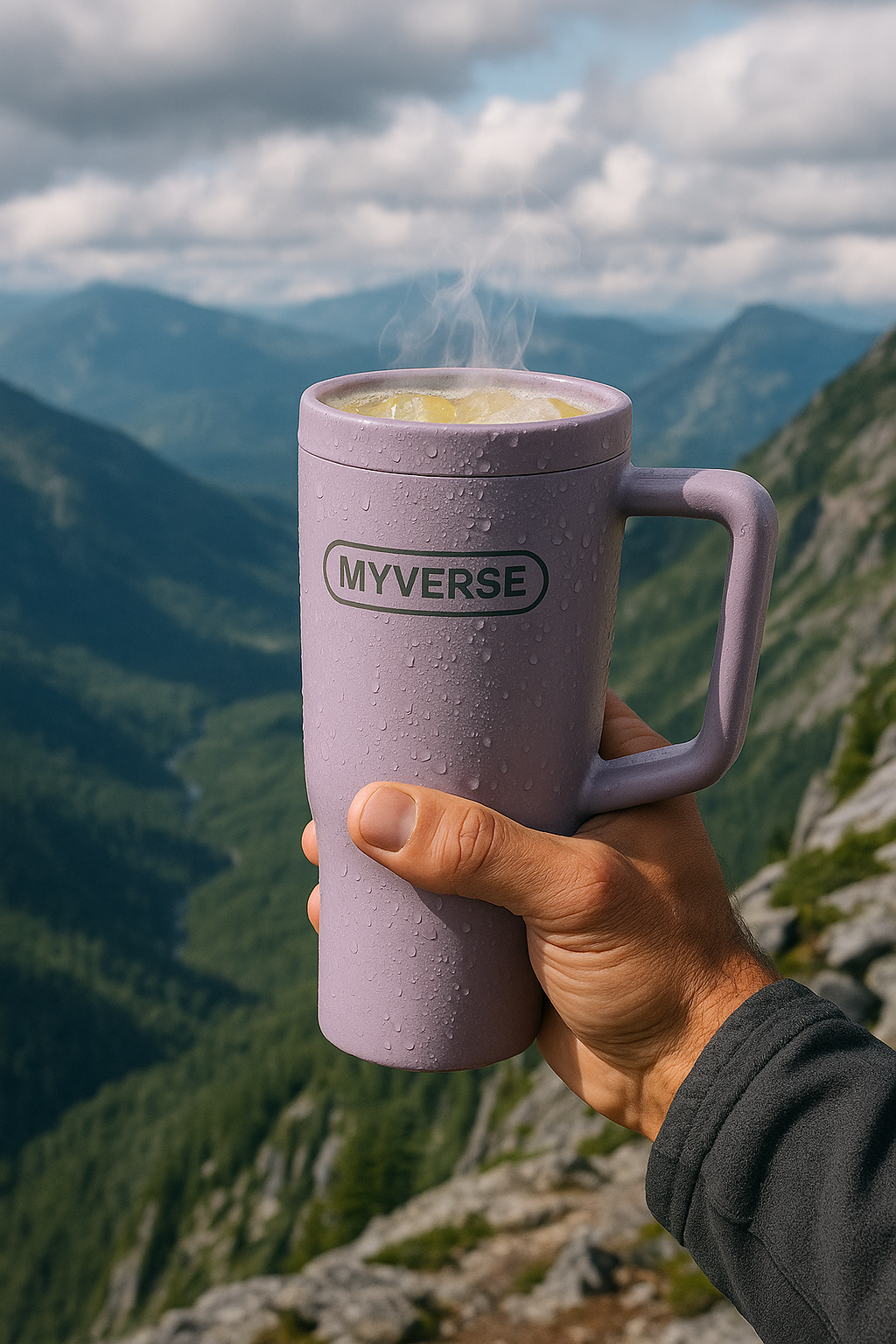 40oz Insulated Tumbler — Purple