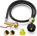 1LB to 20LB Propane Refill Adapter Hose with Gauge